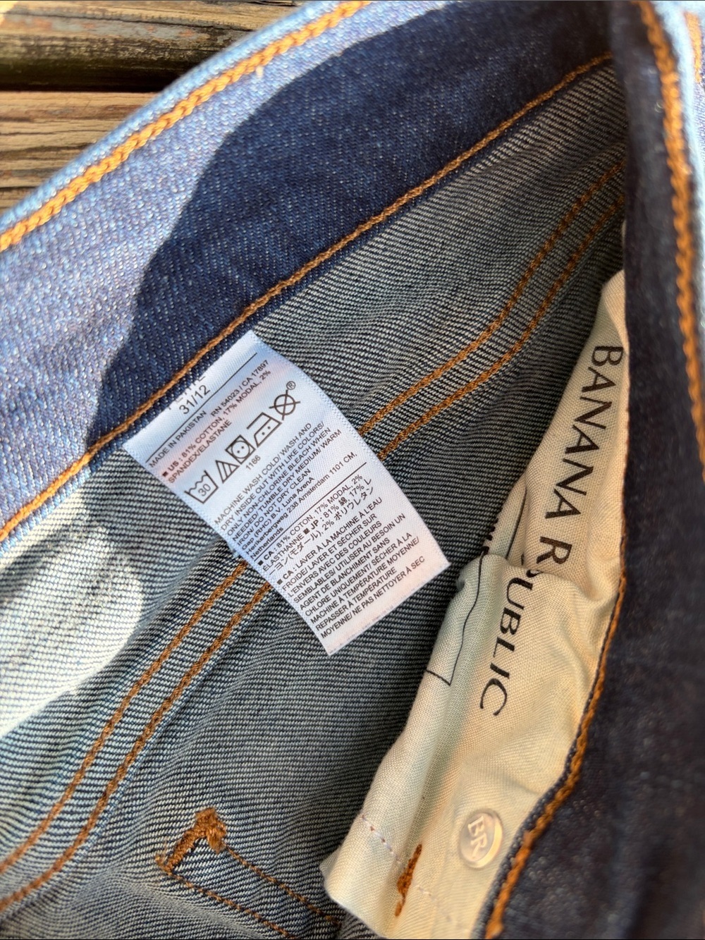 Banana Republic Factory Dark Indigo Skinny Jeans 31/12 - Picture 4 of 8
